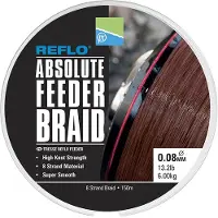 Preston Innovations Absolute Feeder Flettet Fiskesnøre 150 M