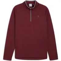Puma Waffle Fleece Quarter-Zip Top Men, Sport, Ruby Shimmer, XXL