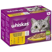 Mars Whiskas Multipakke Fugl 12x85g Kattesnacks 4 Enheter