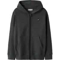 Name it Cardigan - Noos - Svette - NkmVimo - Mørkegrå Melert - - 6 år (116) - Cardigan