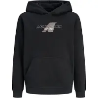 Jack & Jones Hettegenser - JcoTier - Black - - 16 år (176) - Hettegenser