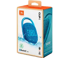 JBL Clip 4 Eco - Høyttaler - for bærbar bruk - trådløs - Bluetooth 5.1 - 5 watt - blå