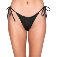 Hurley Solid Slider Tie Side Cheeky Bikini Bunn
