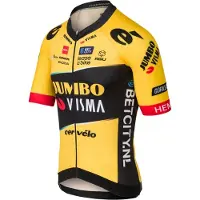 Agu Jumbo-visma Premium Replica 2023 Kort Ermet Trøye