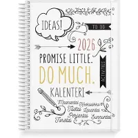 Adlibris Kalenteri 2026 Scribble A5 Burde