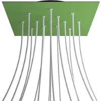 Creative Cables Krovnq4015f116 Xxl Rose-one Square Green Meadow Rose Kit