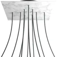 Creative Cables Krovnq4010f105 Xxl Rose-one Square Carrara Marmor Rose Sett