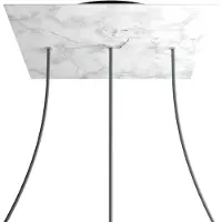 Creative Cables Krovnq403lf105 Xxl Rose-one Square Carrara Marble Rose Kit