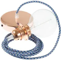 Creative Cables Rx03 Pixel 50 Cm Hengelampe Pendel For Lampeskjerm