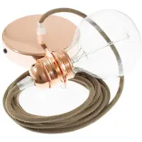 Creative Cables Rc13 Diy 50 Cm Hengelampe Pendel For Lampeskjerm