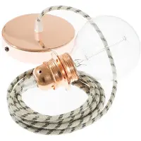 Creative Cables Rd54 Stripes Diy 50 Cm Hengelampe Pendel For Lampeskjerm
