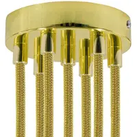 Creative Cables Krm576fgoterm Metall Sylindrisk Lampe Takrosett Kit