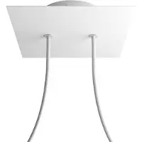 Creative Cables Kroq202f102 Rose-one Firkantet Matt Hvit Rose Kit