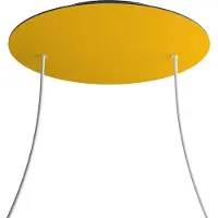 Creative Cables Krovnr402f113 Xxl Rose-one Rundt Sennepsgul Rose-sett