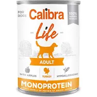 Calibra Life Can Adult Kalkun Med Epler 6x400g Hundemat