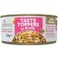 Applaws Topping Med Kylling-laks-og Grønnsaksbuljong Til Hund 12x156g Våtfor