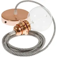Creative Cables Rt14 3d Diy 2 M Hengelampe Pendel For Lampeskjerm
