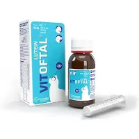 Pharmadiet Vitoftal Lutein Plus Gel 50ml Kosttilskudd For Kjæledyr