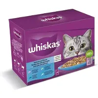Mars Whiskas Multipakke Fisk 12x85g Kattesnacks 4 Enheter