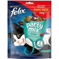 Purina Felix Party Mix Seaside Mix 200g Mellommåltid 5 Enheter