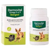 Stangest Dermovital Omega 3-6-9 Kosttilskudd For Kjæledyr 60 Enheter