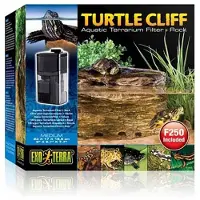 Exo Terra Turtle Cliff Automatisk Terrariumfilter Og Stein
