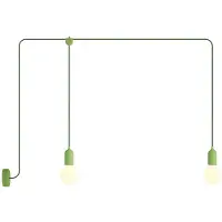 Creative Cables Med Bulb F-snake Eiva Ip65 Utendørslampe Med 2 Lyskilder Og Rosett