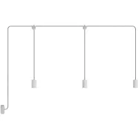 Creative Cables E-snake Eiva Ip65 Utendørslampe Med 3 Lyskilder Og Rosett
