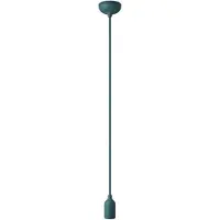 Creative Cables Silikon Fargerik Pendellampe Med Tekstilkabel