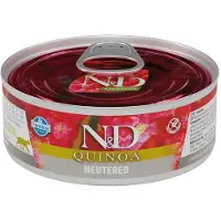 Farmina N&d Gresskar Kastrert Kattemat Med Quinoa 80g 24 Enheter