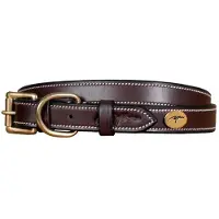 Dyon Flat Leather Hundehalsbånd