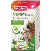 Beaphar Vermipure Naturlig Tilskudd For Små Hunder Og Valper 50 Enheter