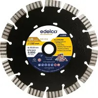 Edelco U5-hastighets Universal Konstruksjons Diamantskive 180x22 Mm