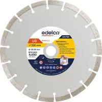 Edelco U3 Universal Konstruksjonsdiamantskive 300x20 Mm
