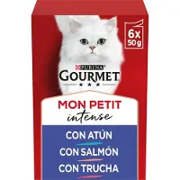 Purina Gourmet Mon Petit Intense Våtfôr Til Katt Med Fisk 8x6x50g