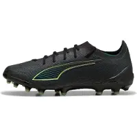 Puma ULTRA 6 ULTIMATE AG Football Boots Unisex, Shoes, Black/Fizzy Light/Green Terrain, 42