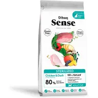 Dibaq Sense Grain Free Sterilized Kylling-og Andekattmat 6kg