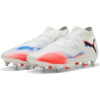 Puma FUTURE 8 PRO MxSG Football Boots Unisex, Shoes, White/Black/Glowing Red, 46