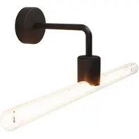Creative Cables Esse14 Metallvegglampe Med Buet Forlengelse Og Pære