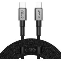 TechProtection UltraBoost DNA Type-C-kabel - PD 100W/5A, 300cm - jerngrå