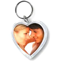 Zep 24 Foto Nøkkelring Resin Hjerte Nøkkelring 4x3.8 Cm