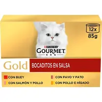 Purina Gull Gourmet Kattemat 12x85g 8 Enheter