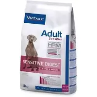 Virbac Hpm Sensitive Digest Large Medium Hundefôr 3kg