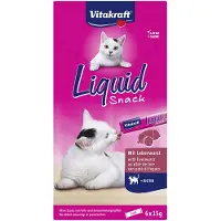 Vitakraft Flytende Kattesnack Paté Med Biotin Våtfôr Til Katt 11x6 Enheter