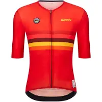Santini Uci World Champion Spain 2025 Kort Ermet Trøye