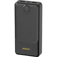 Dudao Powerbank K10 10000mAh 2,4A 2 x USB-A - svart