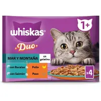 Whiskas Smakfull Duo Hav & Fjell Våtfôr Til Katt 13x4x85g