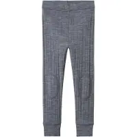 Name it Leggings - Ull - Noos - NmmWang - Falkstone Grey - - 5 år (110) - Leggings - Ull