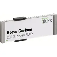 Durable INFO SIGN - Skiltholder - veggmonterbar, dørmontert - sølv