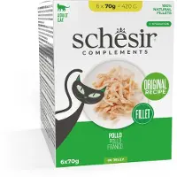 Schesir Sparepakke Complements Filet i gelé 24 x 70 g - Kylling